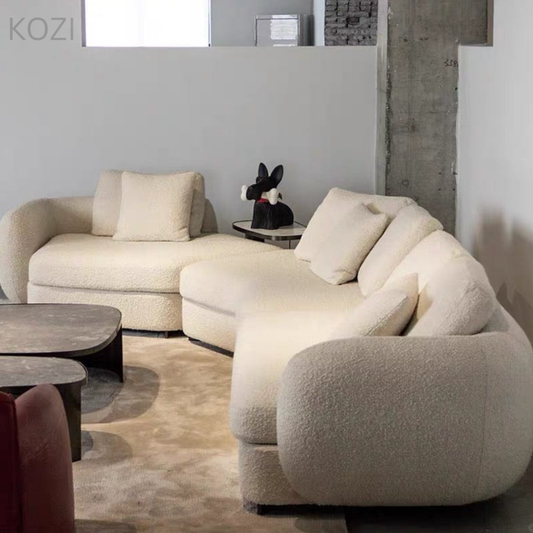 Cody Scratch Resistant Sectional Curve Sofa