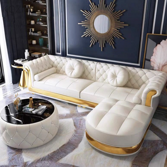 Nadine Scratch Resistant Tufted Chesterfield Sofa