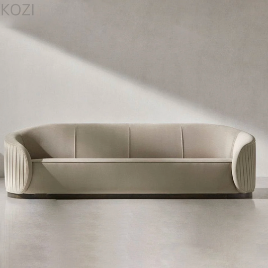 Angel Scratch Resistant Curve Sofa