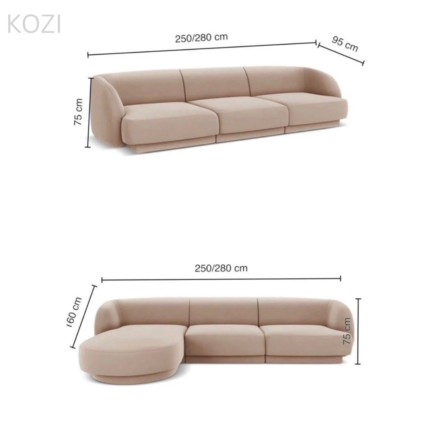 RIVYN Scratch Resistant Sectional Sofa