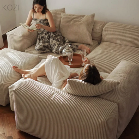 Benjamin Corduroy Sectional Sofa