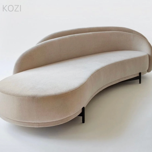 Landon Scratch Resistant Curve Sofa