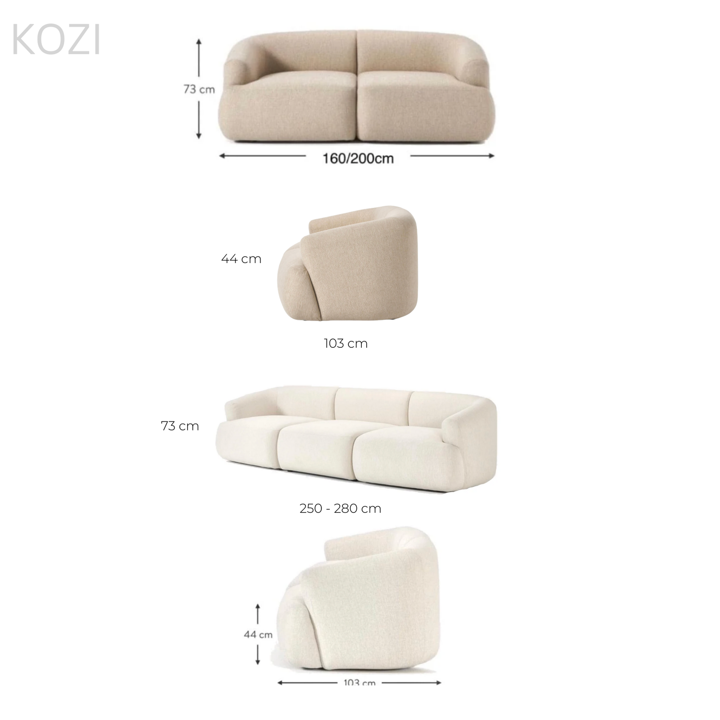 JOVYN Scratch Resistant Sofa