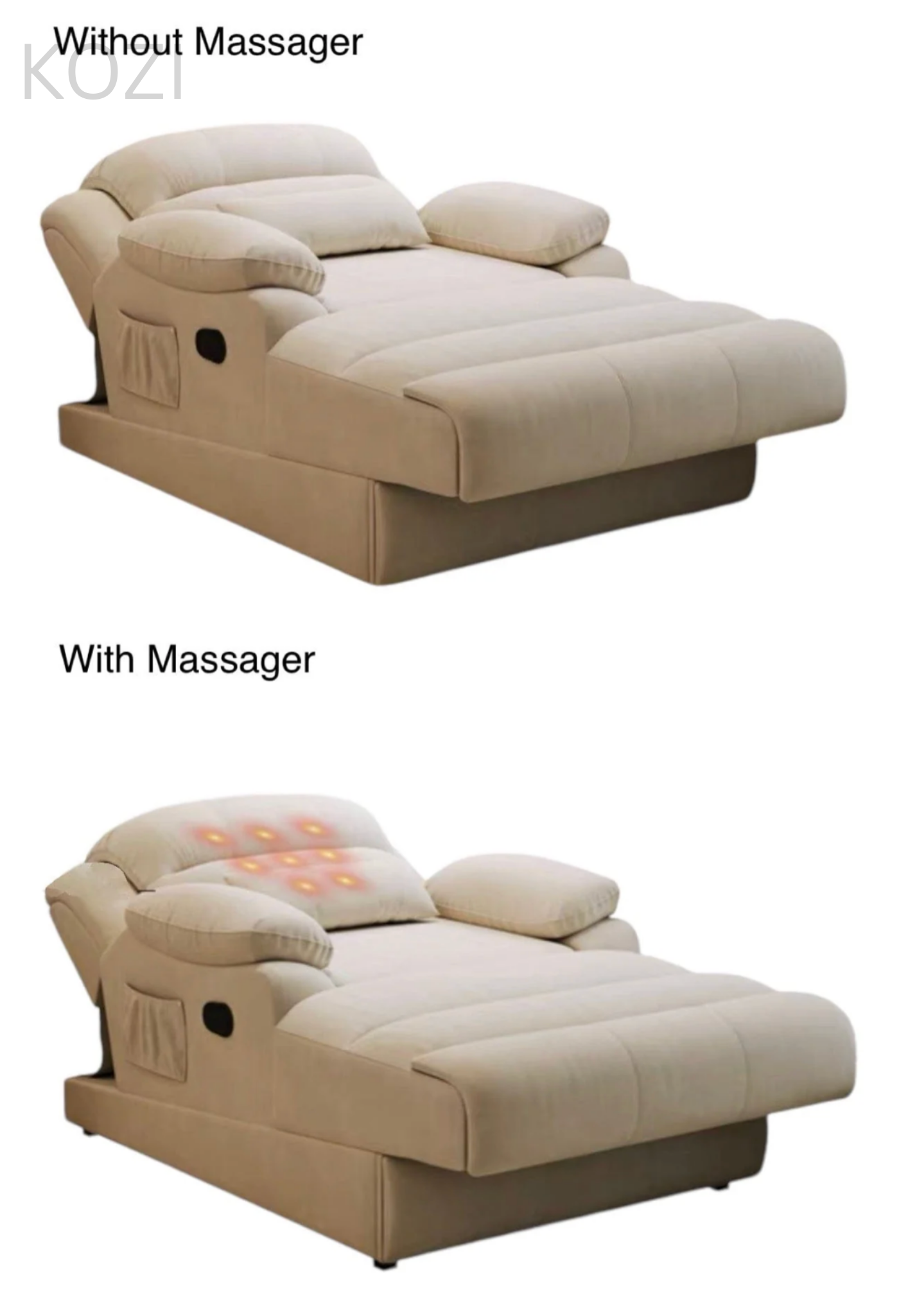 Xander Scratch Resistant Electric Recliner Lounge Sofa Bed