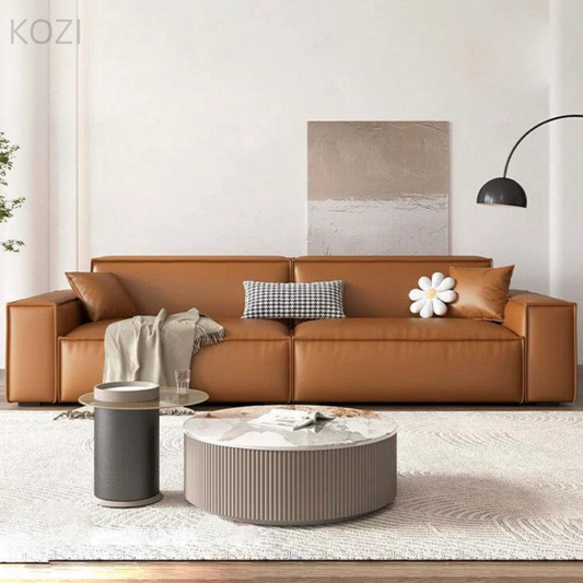 Solace Genuine Leather Sofa