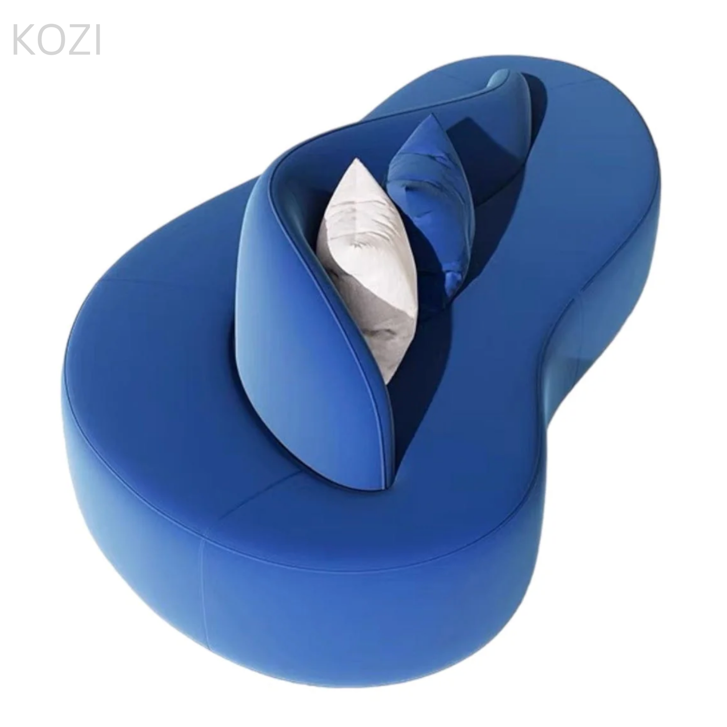 VIRENTA Scratch Resistant Curve Sofa