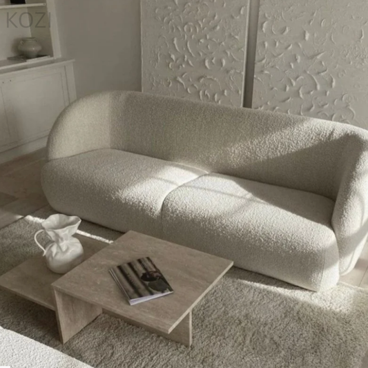 Vesta Performance Boucle Curve Sofa