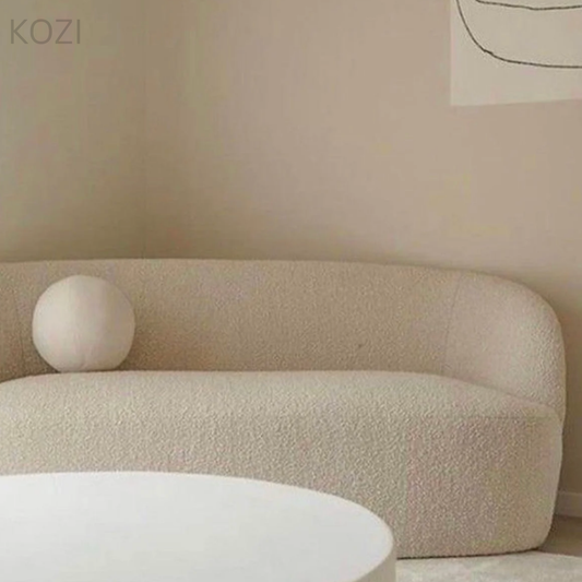 Isla Performance Boucle Curve Sofa