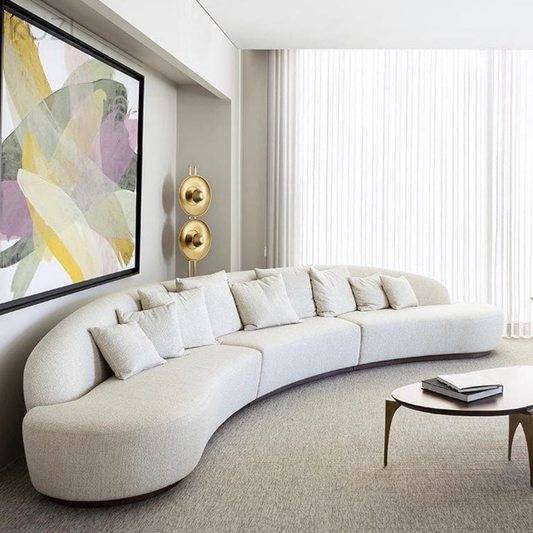 Ace Performance Boucle Curve Sofa
