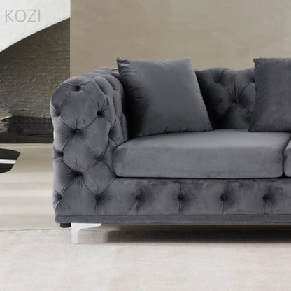 Gemini Tufted Sectional Sofa