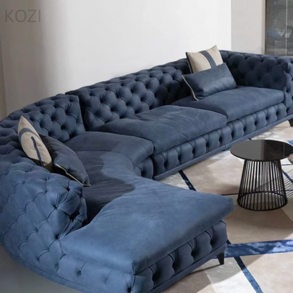 Gemini Tufted Sectional Sofa
