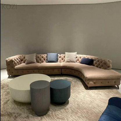 Gemini Tufted Sectional Sofa