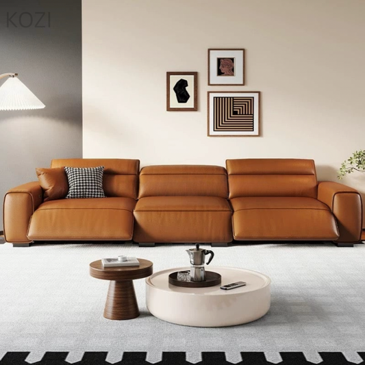 Jackie Electric Recliner Leather Sofa