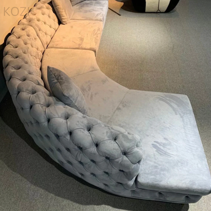 Gemini Tufted Sectional Sofa