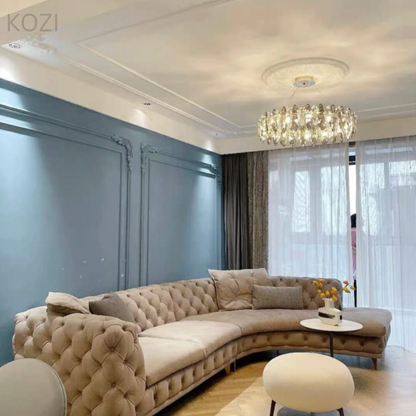 Gemini Tufted Sectional Sofa