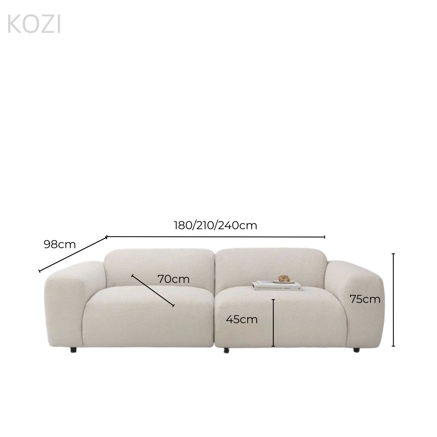 Adele Performance Boucle Sofa