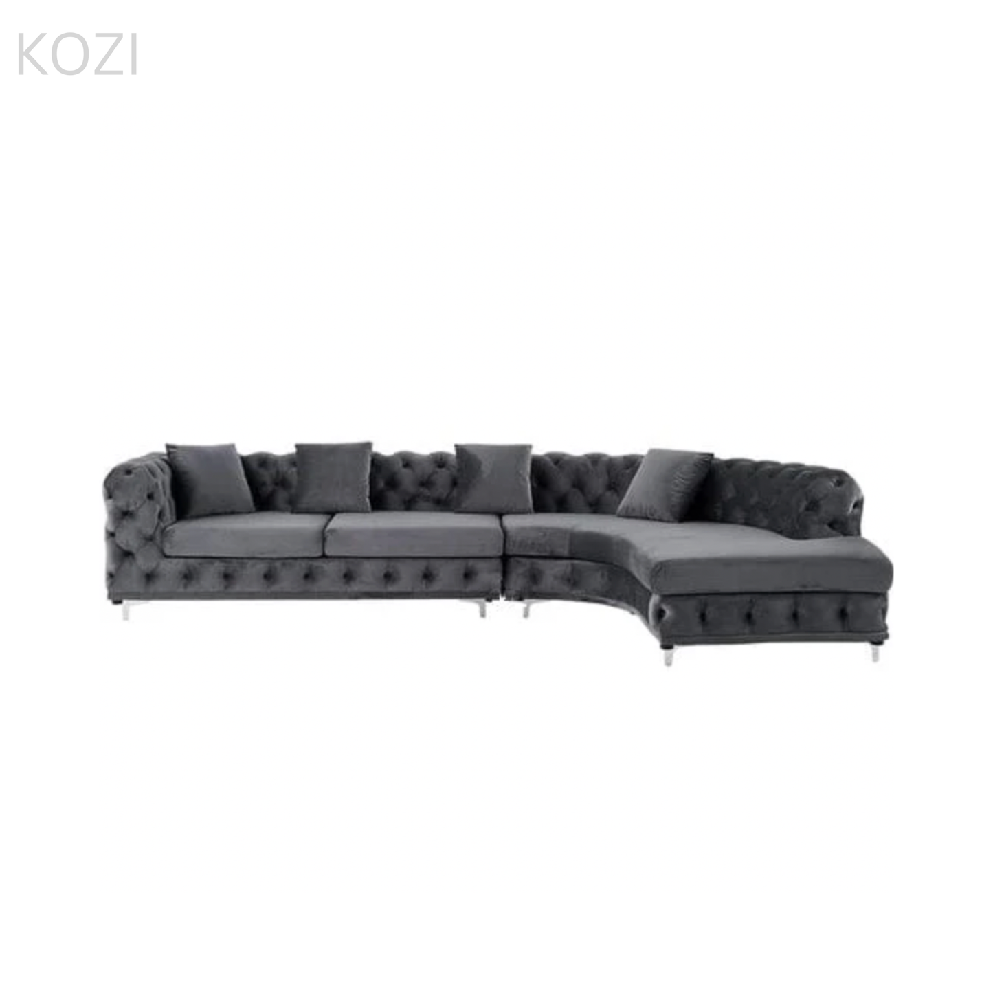 Gemini Tufted Sectional Sofa
