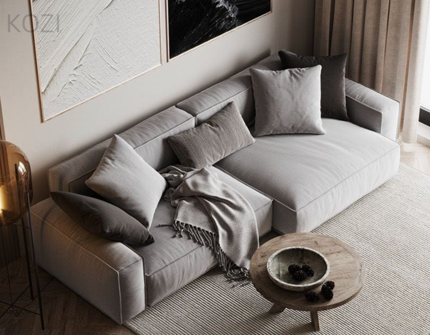 LUNARO Sectional Sofa