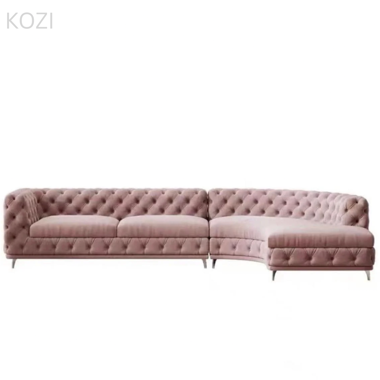 Gemini Tufted Sectional Sofa