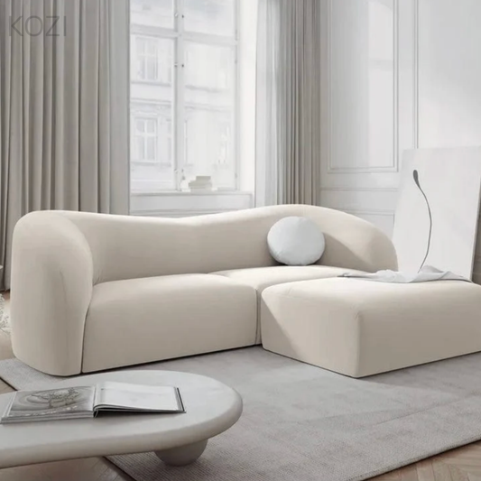 ELVYN Scratch Resistant Curve Sofa