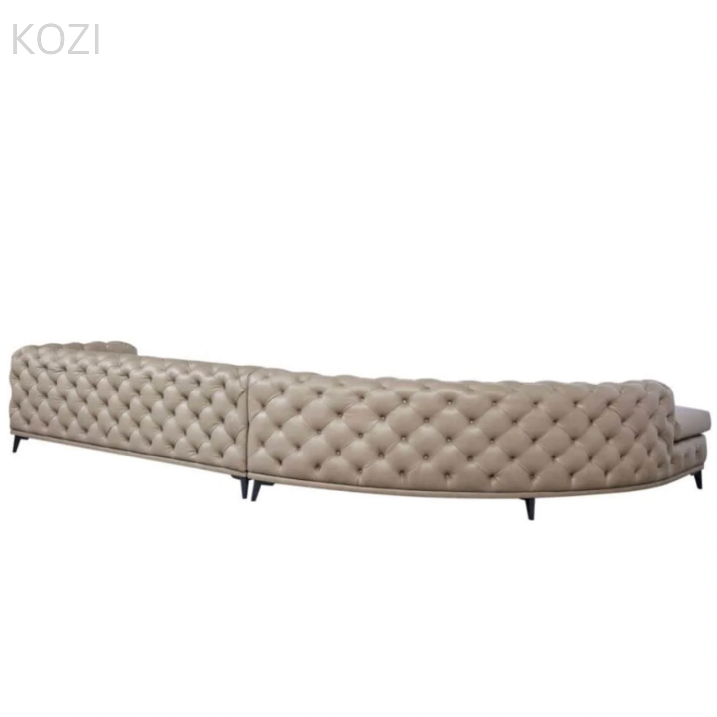 Gemini Tufted Sectional Sofa
