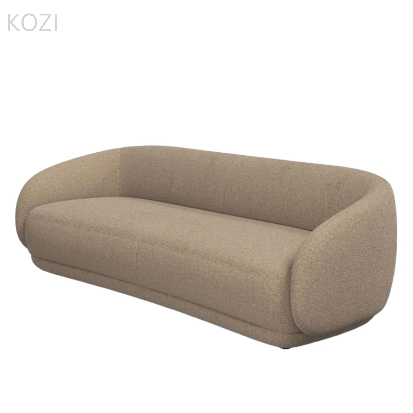 Maxwell Boucle Curve Sofa