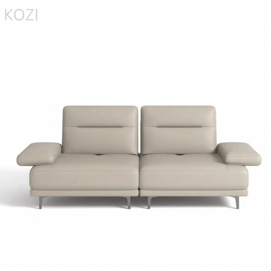 Grey Sectional Slider Sofa