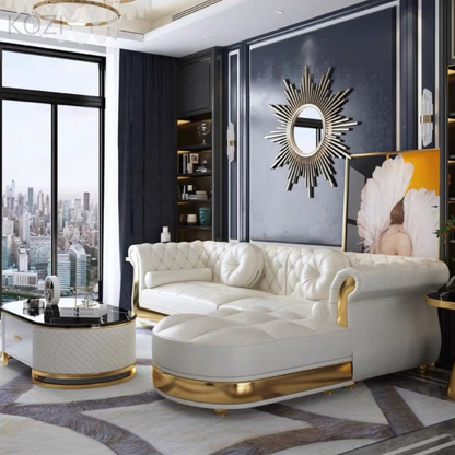 Nadine Scratch Resistant Tufted Chesterfield Sofa