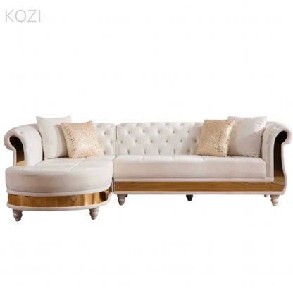 Nadine Scratch Resistant Tufted Chesterfield Sofa