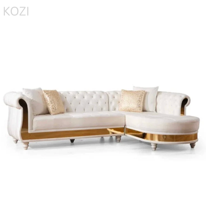 Nadine Scratch Resistant Tufted Chesterfield Sofa