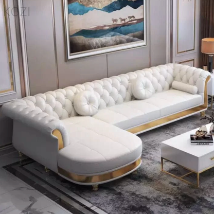 Nadine Scratch Resistant Tufted Chesterfield Sofa