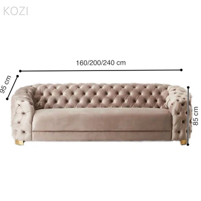 Rosa Chesterfield Sofa