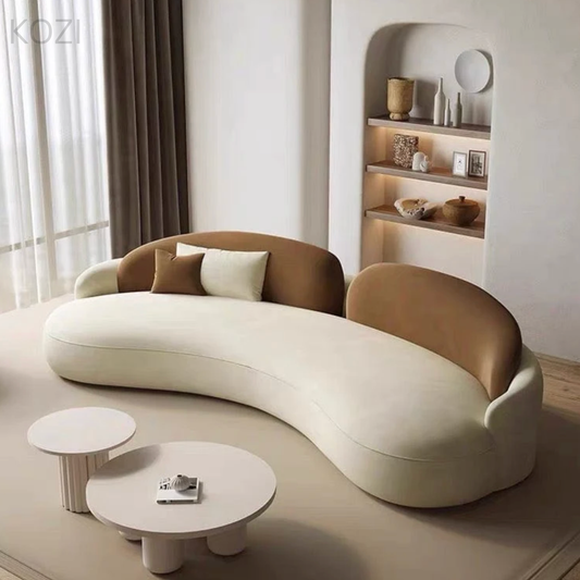 LYRA Scratch Resistant Curve Sofa