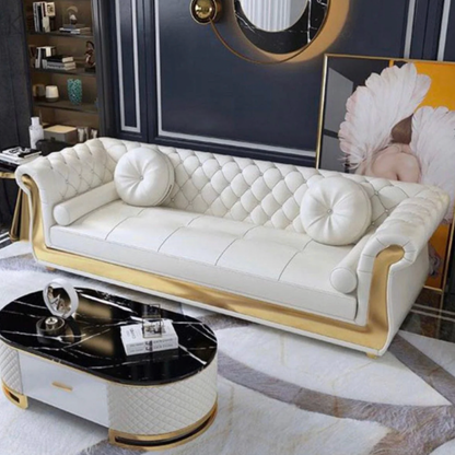 Nadine Scratch Resistant Tufted Chesterfield Sofa