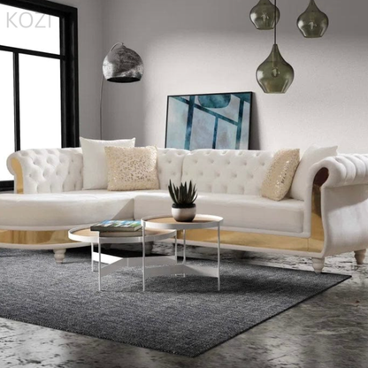 Nadine Scratch Resistant Tufted Chesterfield Sofa