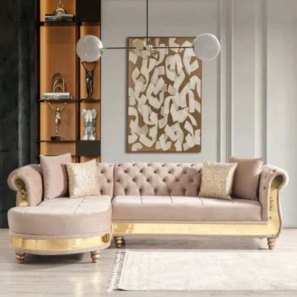 Nadine Scratch Resistant Tufted Chesterfield Sofa