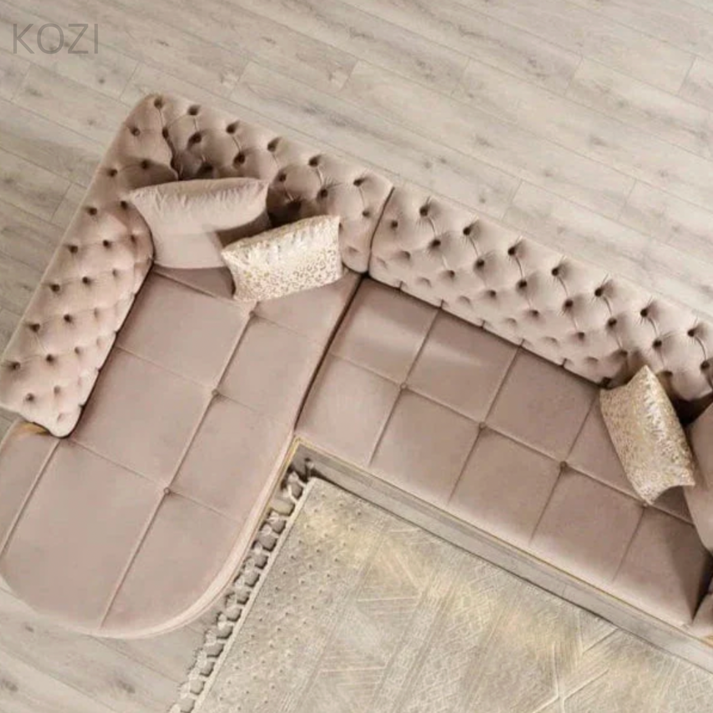 Nadine Scratch Resistant Tufted Chesterfield Sofa