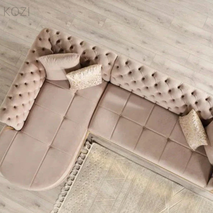 Nadine Scratch Resistant Tufted Chesterfield Sofa