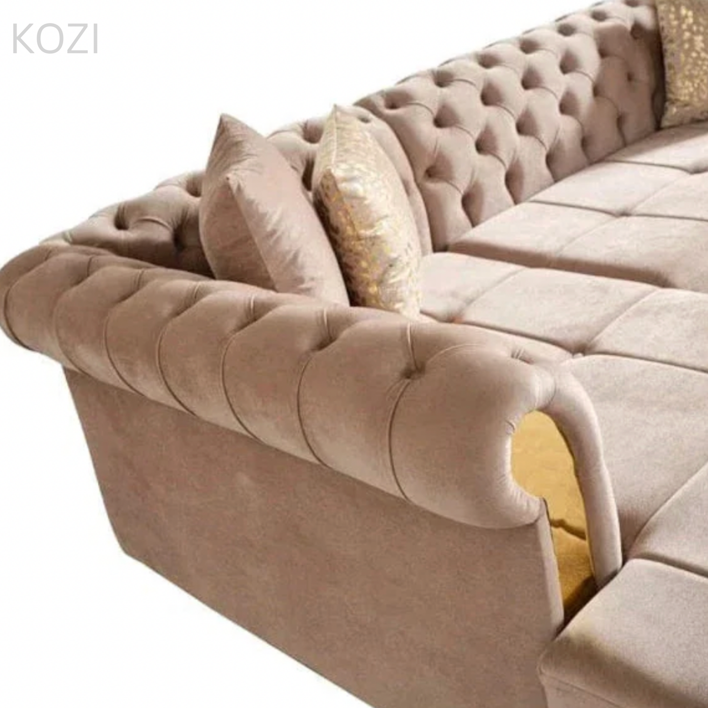 Nadine Scratch Resistant Tufted Chesterfield Sofa