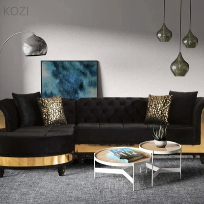 Nadine Scratch Resistant Tufted Chesterfield Sofa