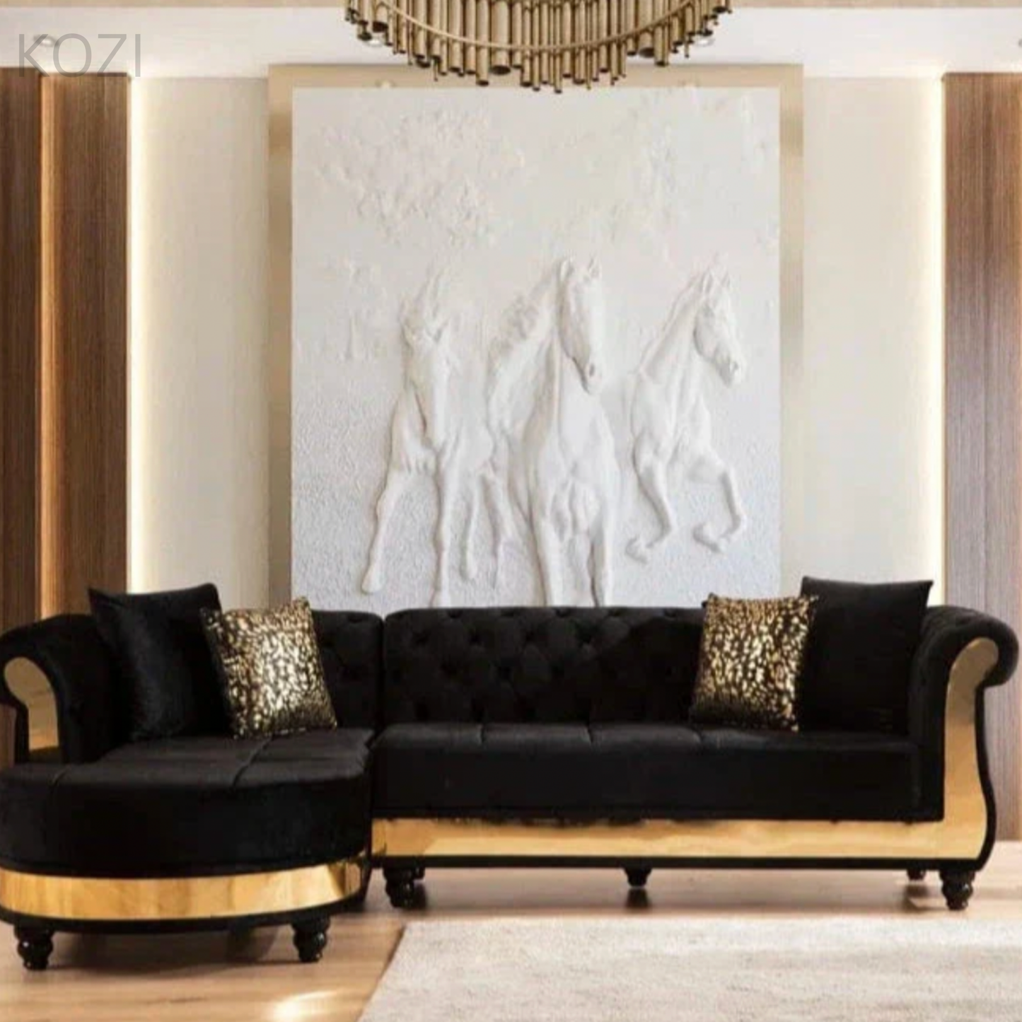 Nadine Scratch Resistant Tufted Chesterfield Sofa