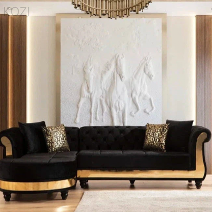 Nadine Scratch Resistant Tufted Chesterfield Sofa