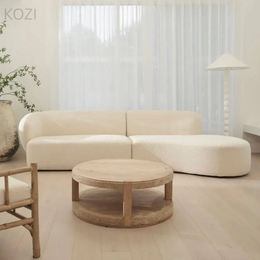 ALTHEA Performance Boucle Curve Sofa