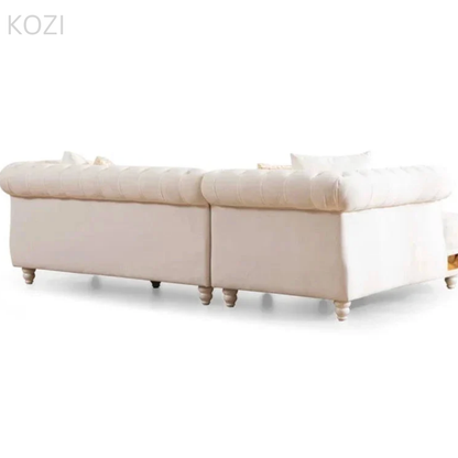 Nadine Scratch Resistant Tufted Chesterfield Sofa