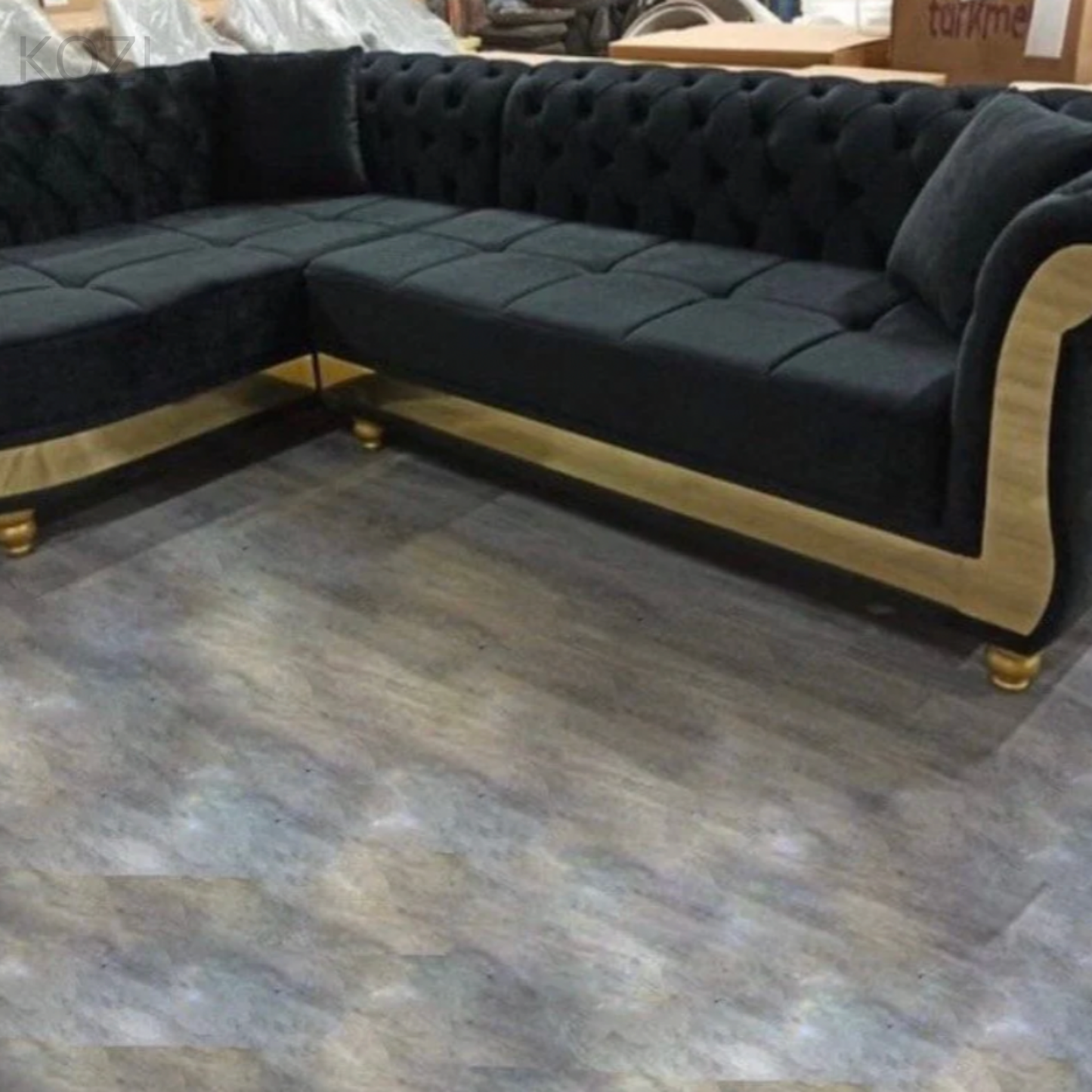 Nadine Scratch Resistant Tufted Chesterfield Sofa