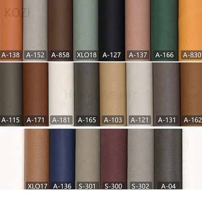 Jihan Leather Tufted Chesterfield Sectional Sofa