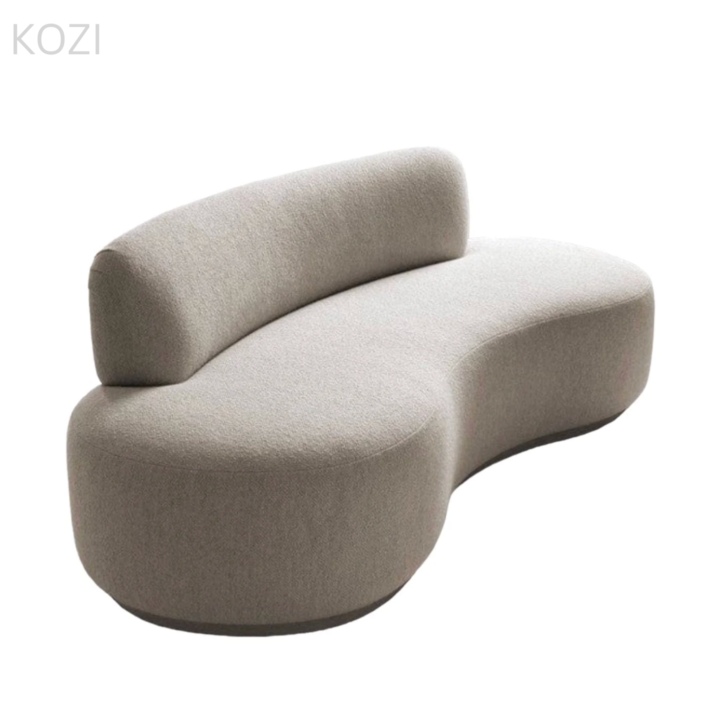 LENOX Performance Boucle Curve Sofa