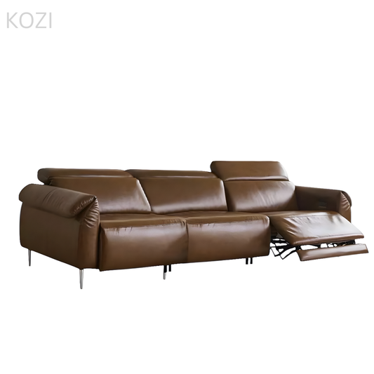 Bam Sectional Electric Recliner Leather Sofa