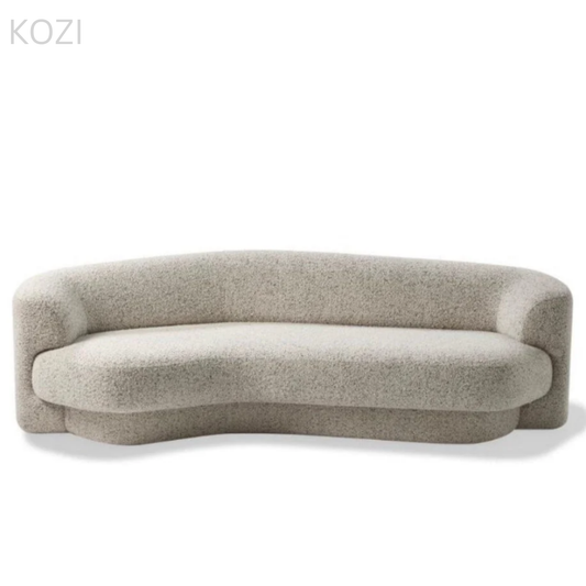 Jude Performance Boucle Curve Sofa