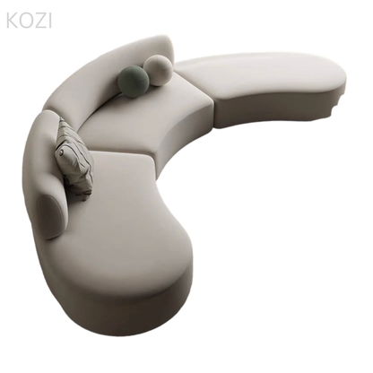 ORVIA Scratch Resistant Sectional Curve Sofa